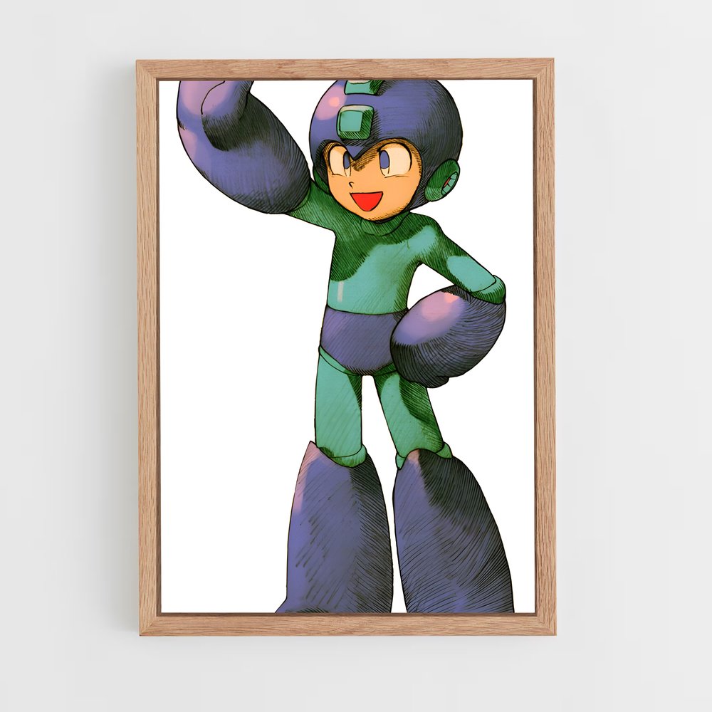 Poster Mega Power – affiche Mega man (vue 4)